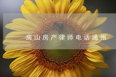 房山房产律师电话通州 房山房产律师电话通州