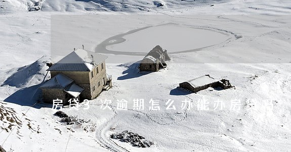房贷3次逾期怎么办能办房贷吗 房贷3次逾期怎么办能办房贷吗