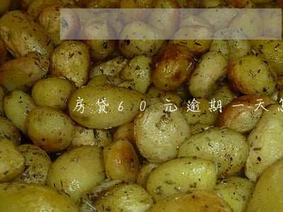 房贷60元逾期一天怎么补救 房贷60元逾期一天怎么补救
