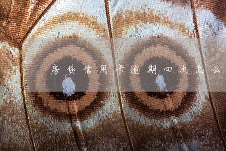 房贷信用卡逾期四次怎么办 房贷信用卡逾期四次怎么办