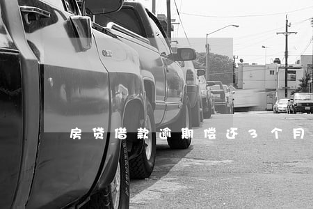 房贷借款逾期偿还3个月