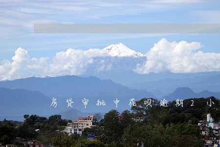 房贷审批中花呗逾期2小时