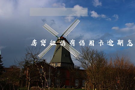 房贷征信有信用卡逾期怎么办 房贷征信有信用卡逾期怎么办