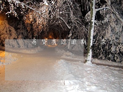 房贷有过逾期记录6 房贷有过逾期记录6