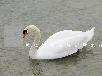 房贷没还法院起诉怎样解决 房贷没还法院起诉怎样解决