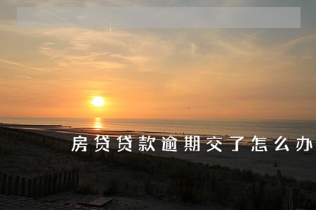 房贷贷款逾期交了怎么办 房贷贷款逾期交了怎么办