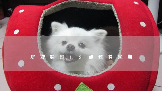 房贷超过12点还算逾期 房贷超过12点还算逾期