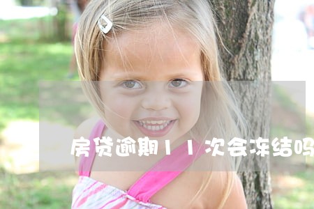 房贷逾期11次会冻结吗 房贷逾期11次会冻结吗