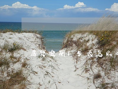 房贷逾期15天怎么办罚息多少