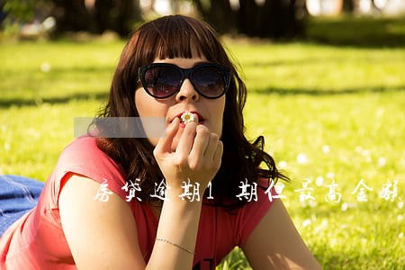 房贷逾期1期但最高金额0 房贷逾期1期但最高金额0