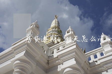房贷逾期23天怎么消除 房贷逾期23天怎么消除