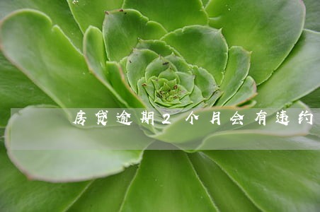 房贷逾期2个月会有违约金吗 房贷逾期2个月会有违约金吗