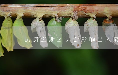 房贷逾期2天会影响出入境吗 房贷逾期2天会影响出入境吗