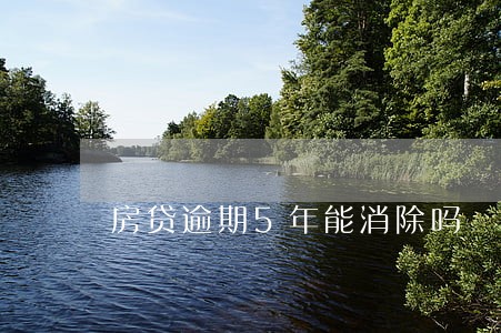房贷逾期5年能消除吗 房贷逾期5年能消除吗