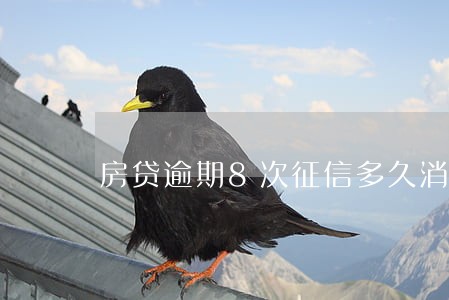 房贷逾期8次征信多久消除 房贷逾期8次征信多久消除