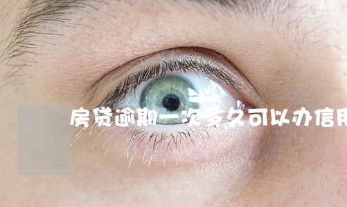房贷逾期一次多久可以办信用卡 房贷逾期一次多久可以办信用卡