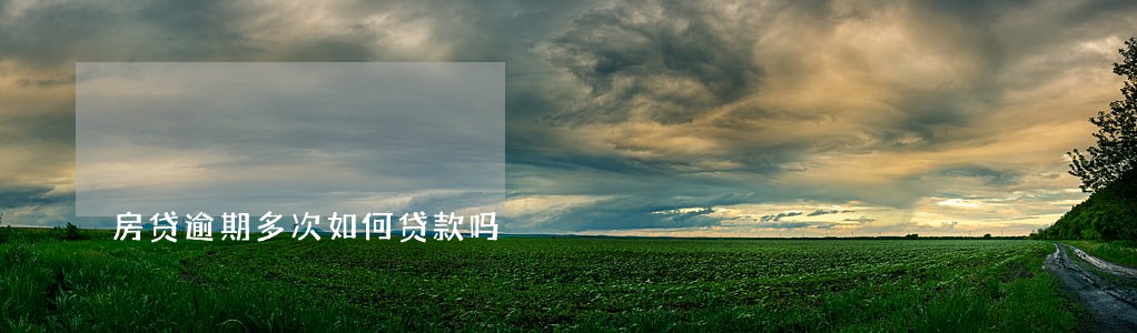 房贷逾期多次如何贷款吗 房贷逾期多次如何贷款吗
