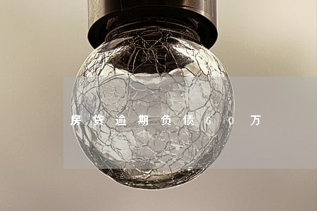 房贷逾期负债60万 房贷逾期负债60万