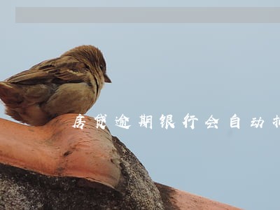 房贷逾期银行会自动扣 房贷逾期银行会自动扣