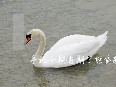 手机分期逾期了能贷款吗 手机分期逾期了能贷款吗