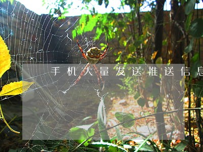 手机大量发送推送信息违法吗 手机大量发送推送信息违法吗