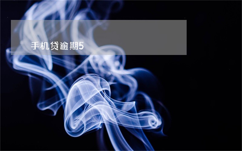 手机贷逾期5