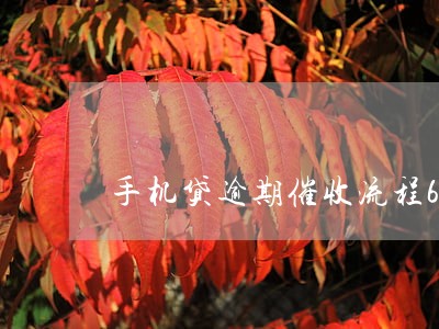 手机贷逾期催收流程6 手机贷逾期催收流程6