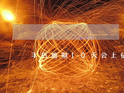 手机逾期10天会上征信 手机逾期10天会上征信