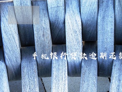手机银行贷款逾期还款吗 手机银行贷款逾期还款吗