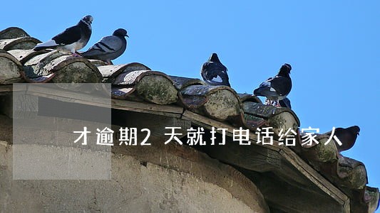 才逾期2天就打电话给家人