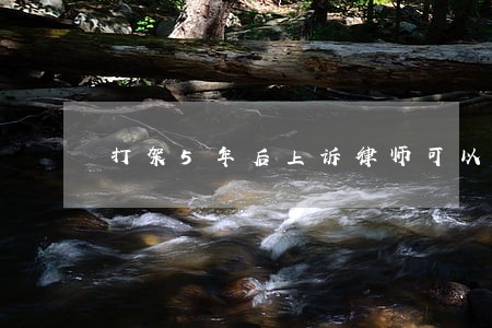 打架5年后上诉律师可以减刑吗 打架5年后上诉律师可以减刑吗
