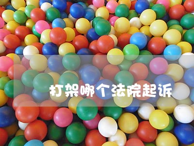 打架哪个法院起诉 打架哪个法院起诉
