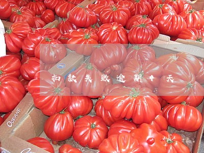 扣款失败逾期4天 扣款失败逾期4天