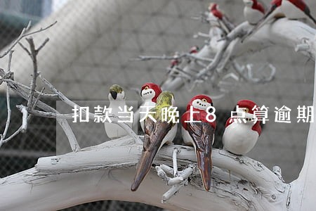 扣款当天晚上8点算逾期吗 扣款当天晚上8点算逾期吗