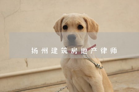 扬州建筑房地产律师 扬州建筑房地产律师