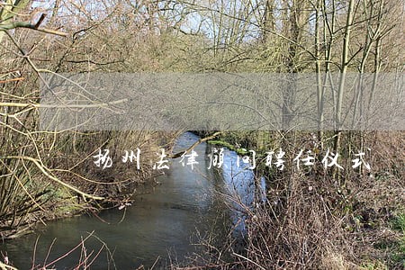 扬州法律顾问聘任仪式
