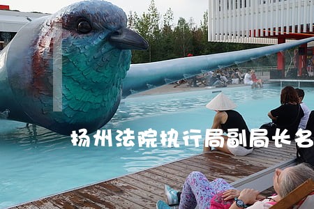 扬州法院执行局副局长名字