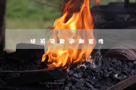 扶贫贷款逾期宣传 扶贫贷款逾期宣传