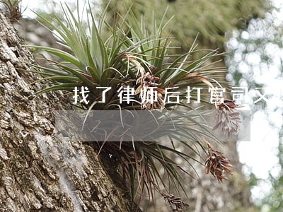 找了律师后打官司又理赔了 找了律师后打官司又理赔了