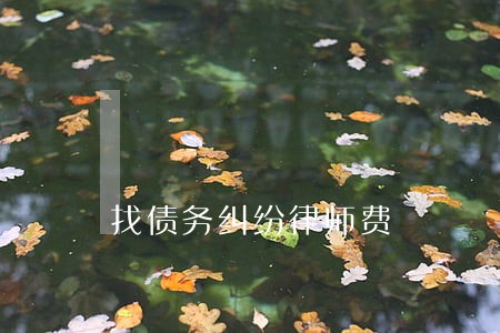 找债务纠纷律师费