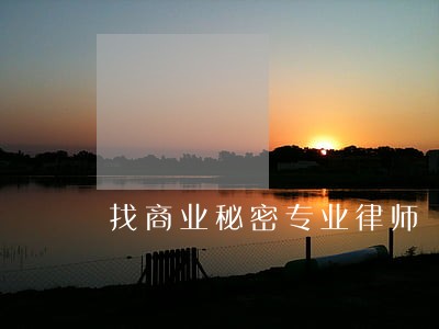 找商业秘密专业律师 找商业秘密专业律师