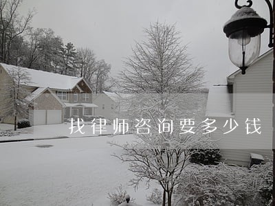 找律师咨询要多少钱 找律师咨询要多少钱