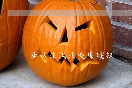 承认法国法院管辖权 承认法国法院管辖权