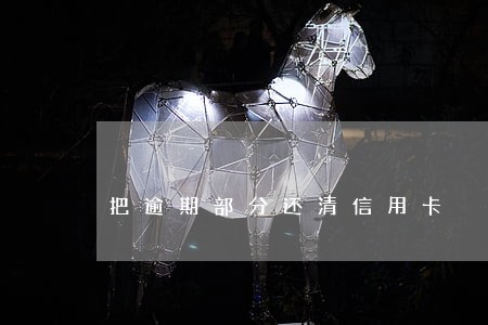 把逾期部分还清信用卡 把逾期部分还清信用卡