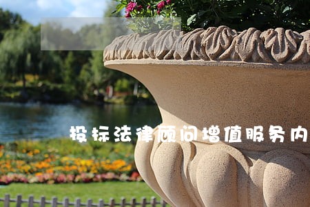投标法律顾问增值服务内容 投标法律顾问增值服务内容