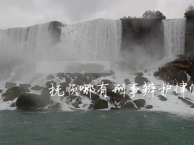 抚顺哪有刑事辩护律师咨询 抚顺哪有刑事辩护律师咨询