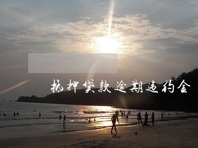 抵押贷款逾期违约金 抵押贷款逾期违约金