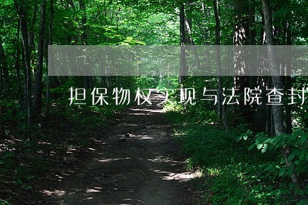 担保物权实现与法院查封 担保物权实现与法院查封