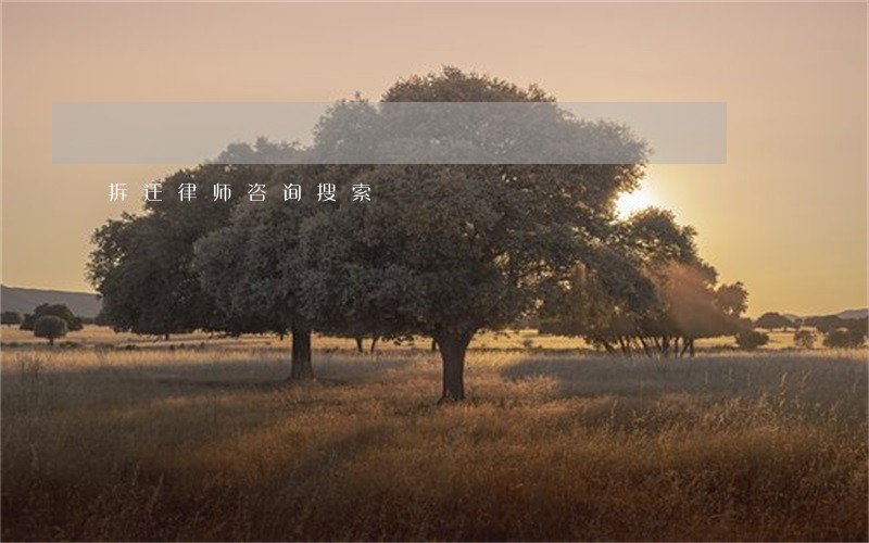 拆迁律师咨询搜索