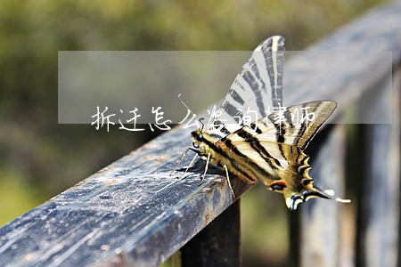 拆迁怎么咨询律师